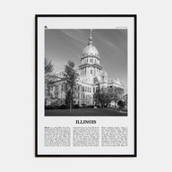 Illinois Travel B&W No 3 Poster