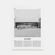 Illinois Travel B&W No 4 Poster