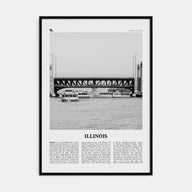 Illinois Travel B&W No 4 Poster