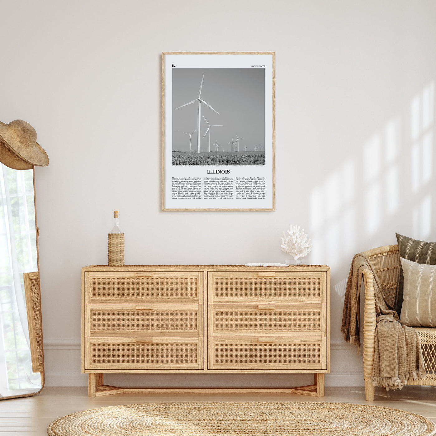 Illinois Travel B&W No 5 Poster