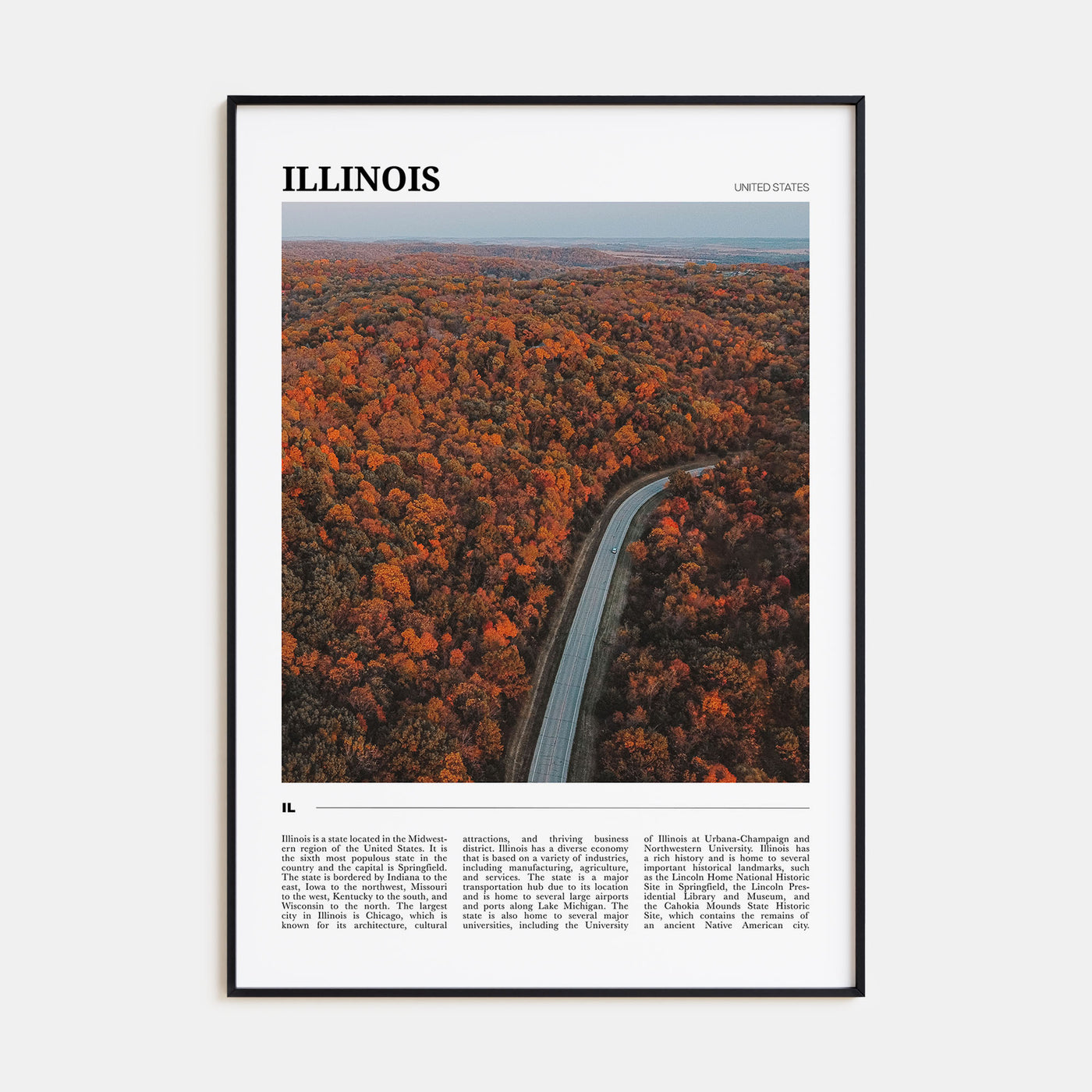 Illinois Travel Color No 3 Poster