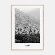 Imlil Portrait B&W Poster