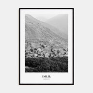Imlil Portrait B&W Poster