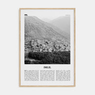 Imlil Travel B&W Poster