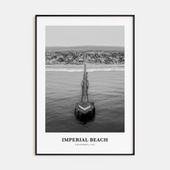 Imperial Beach Portrait B&W Poster