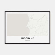 Imsouane Map Landscape Poster
