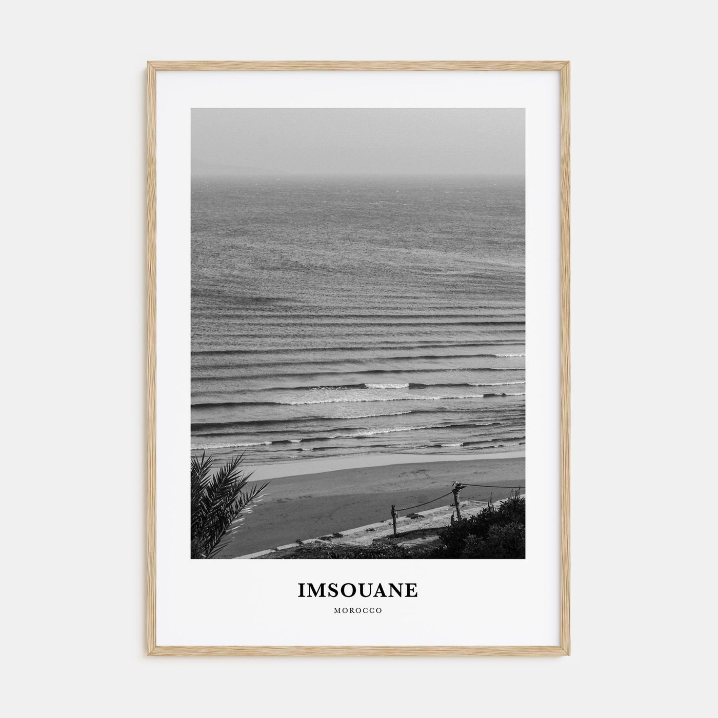 Imsouane Portrait B&W Poster