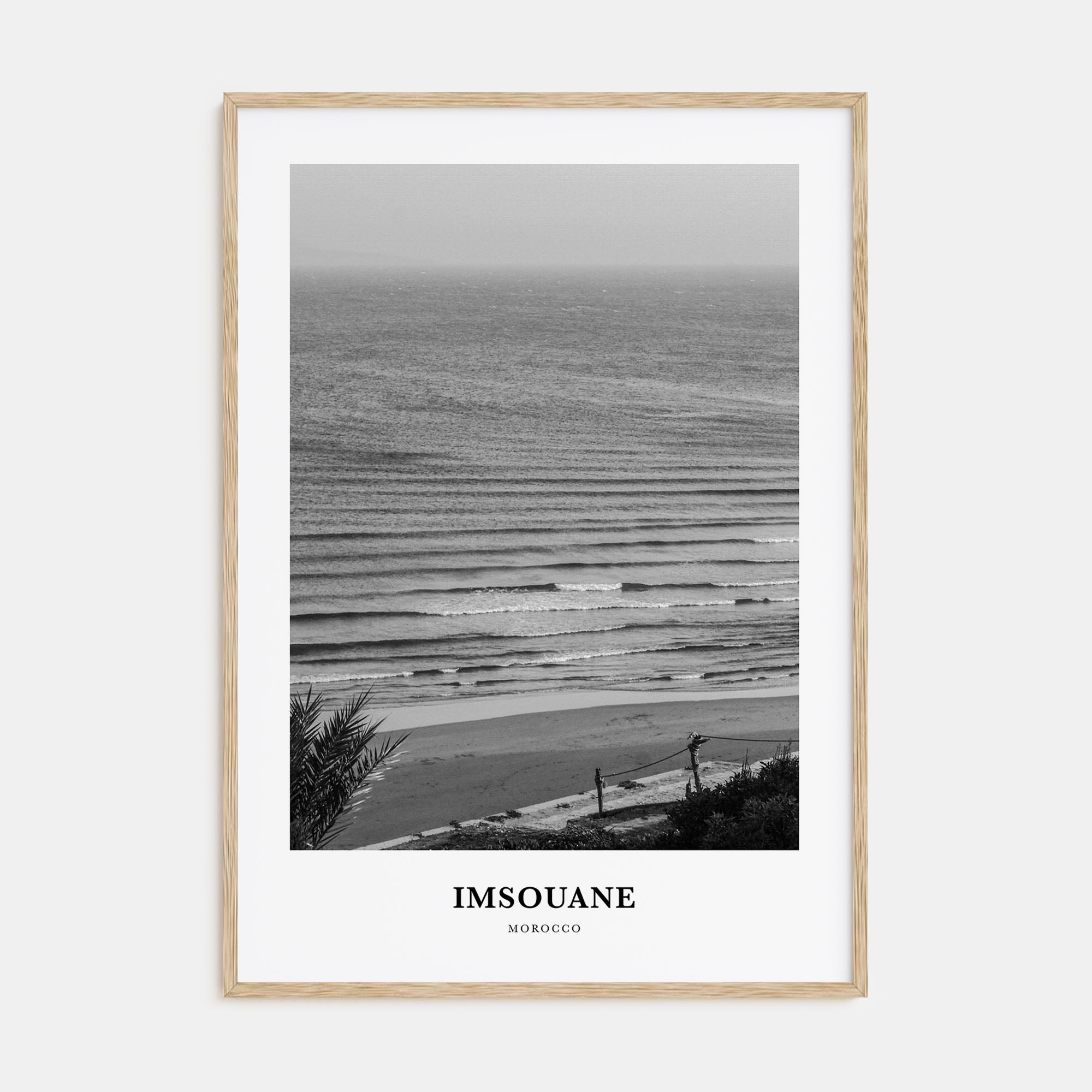 Imsouane Portrait B&W Poster