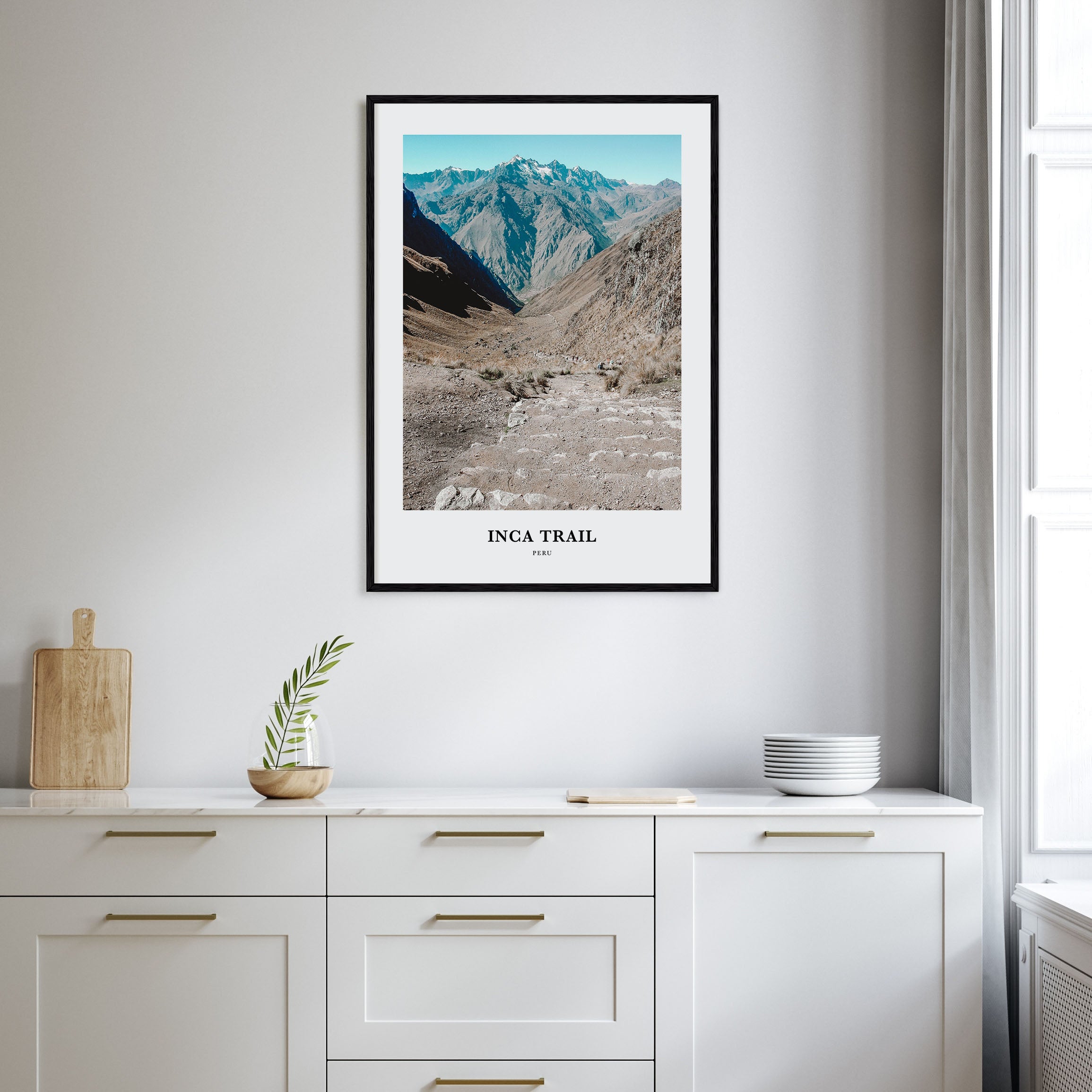 Inca Trail Portrait Color Poster