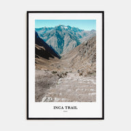 Inca Trail Portrait Color Poster