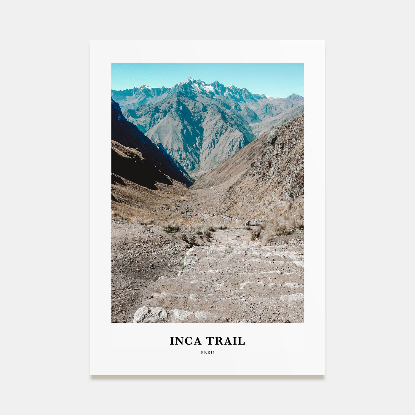 Inca Trail Portrait Color Poster