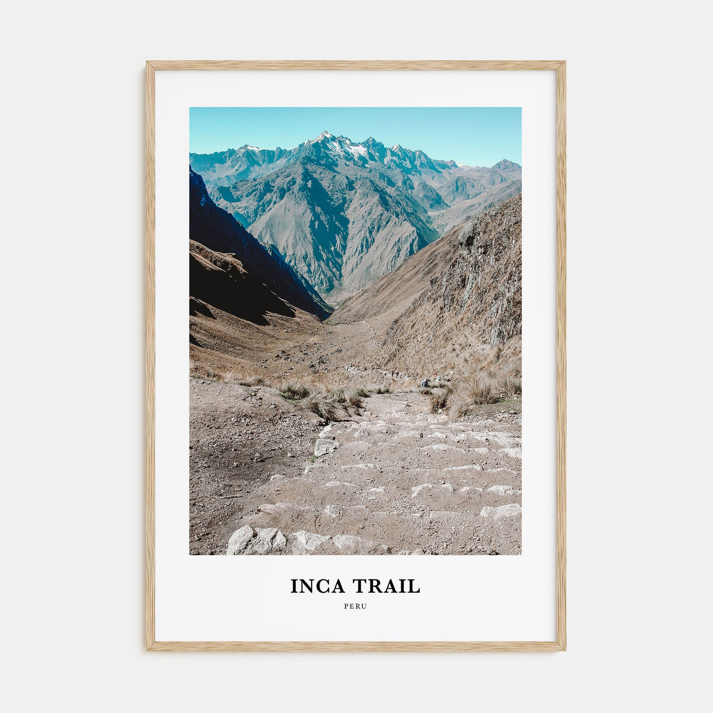 Inca Trail Portrait Color Poster