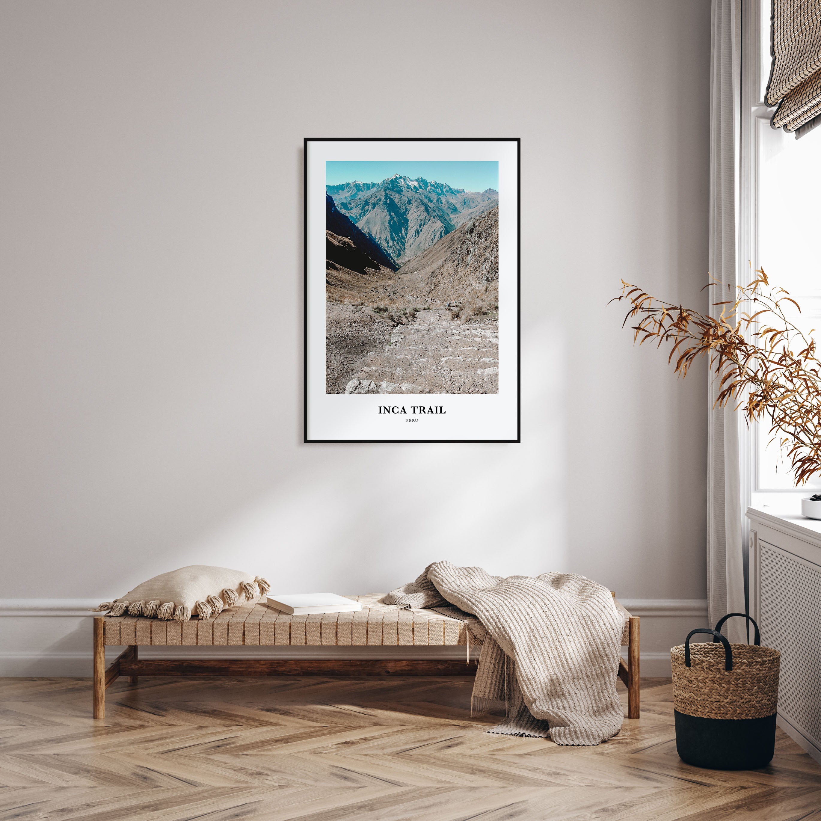 Inca Trail Portrait Color Poster