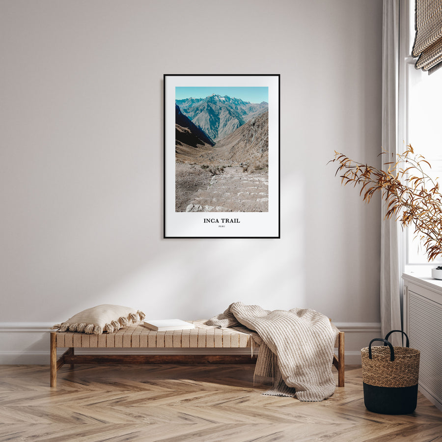 Inca Trail Portrait Color Poster