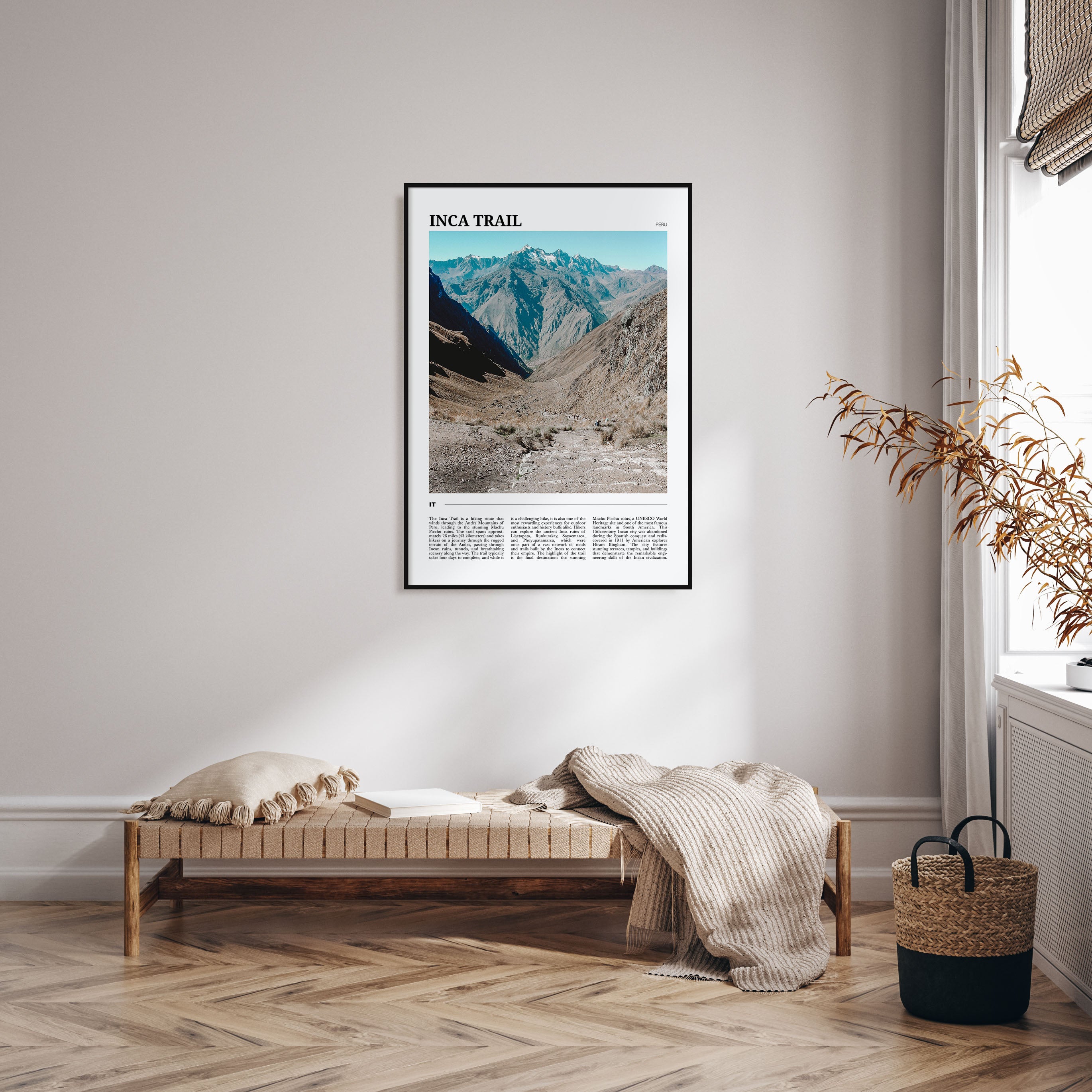 Inca Trail Travel Color Poster