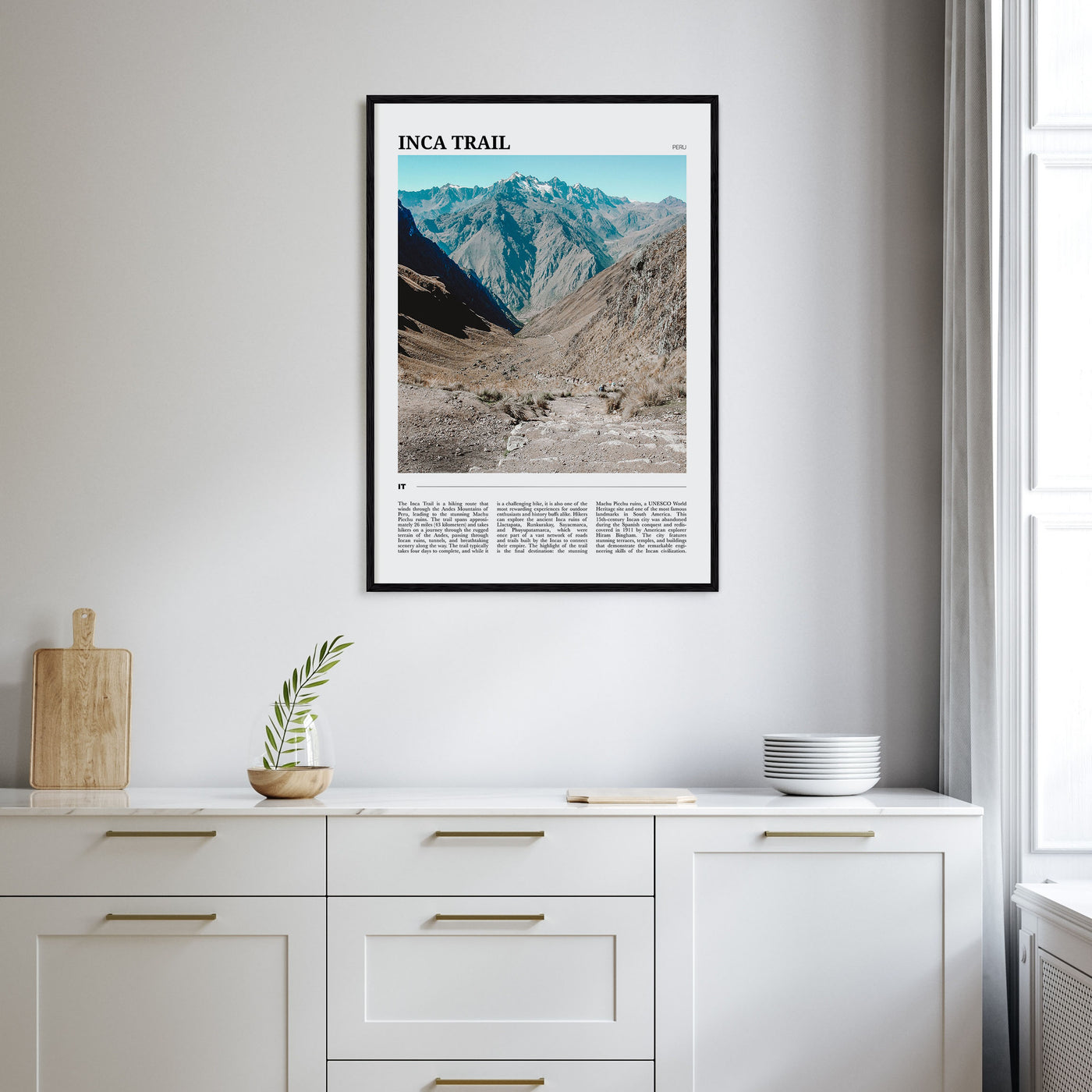 Inca Trail Travel Color Poster