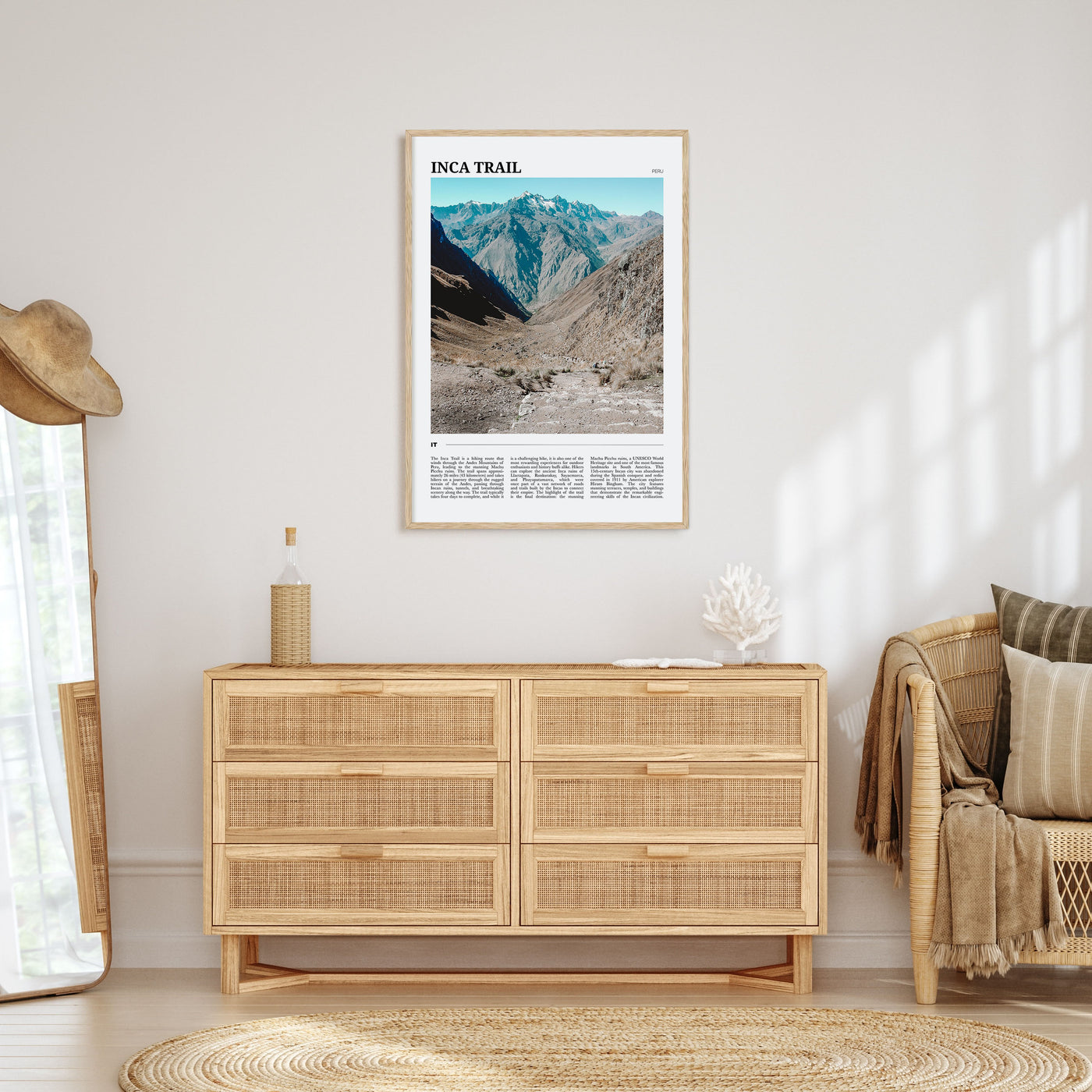 Inca Trail Travel Color Poster