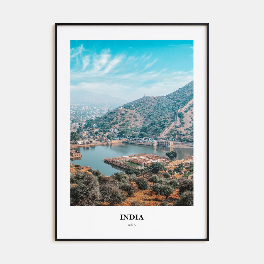India Portrait Color Poster