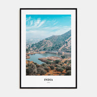 India Portrait Color Poster