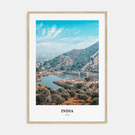 India Portrait Color Poster