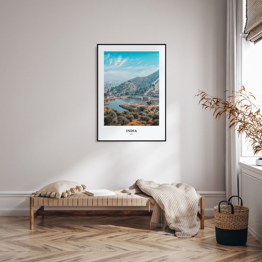 India Portrait Color Poster