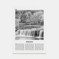 Indiana Travel B&W No 1 Poster