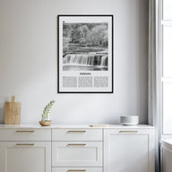 Indiana Travel B&W No 1 Poster