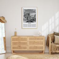 Indiana Travel B&W No 2 Poster