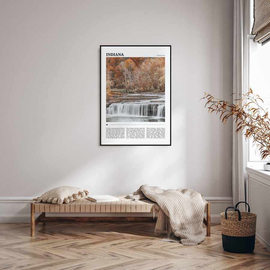 Indiana Travel Color Poster