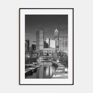 Indianapolis Photo B&W No 2 Poster