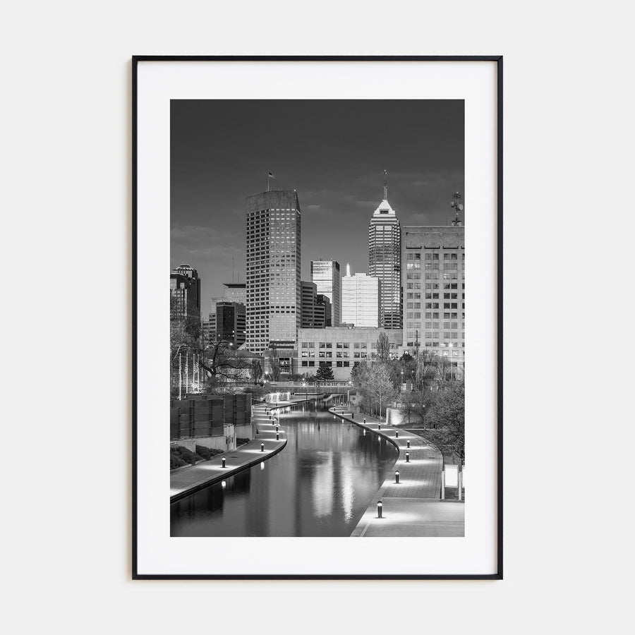 Indianapolis Photo B&W No 2 Poster