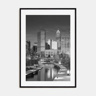 Indianapolis Photo B&W No 2 Poster