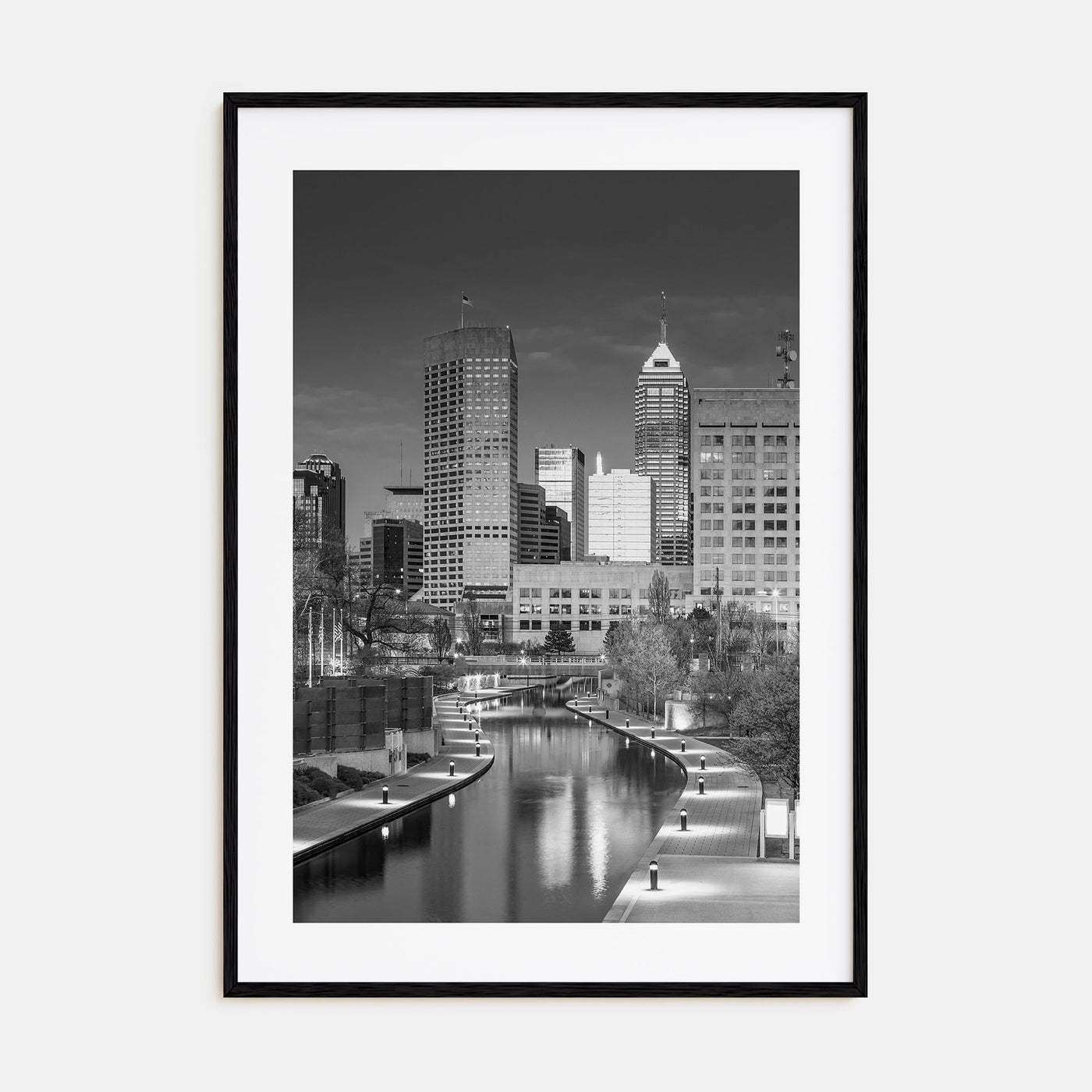Indianapolis Photo B&W No 2 Poster