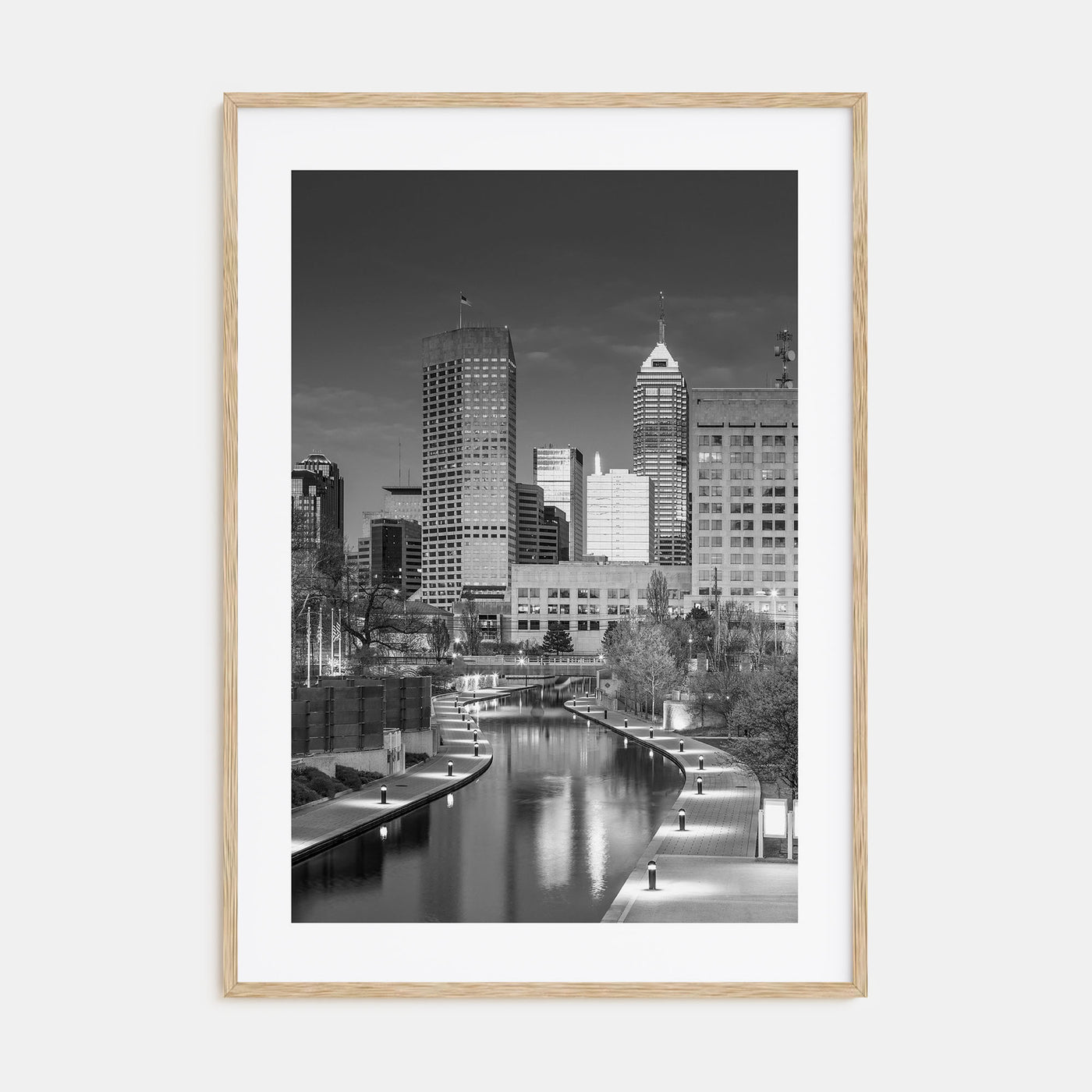 Indianapolis Photo B&W No 2 Poster