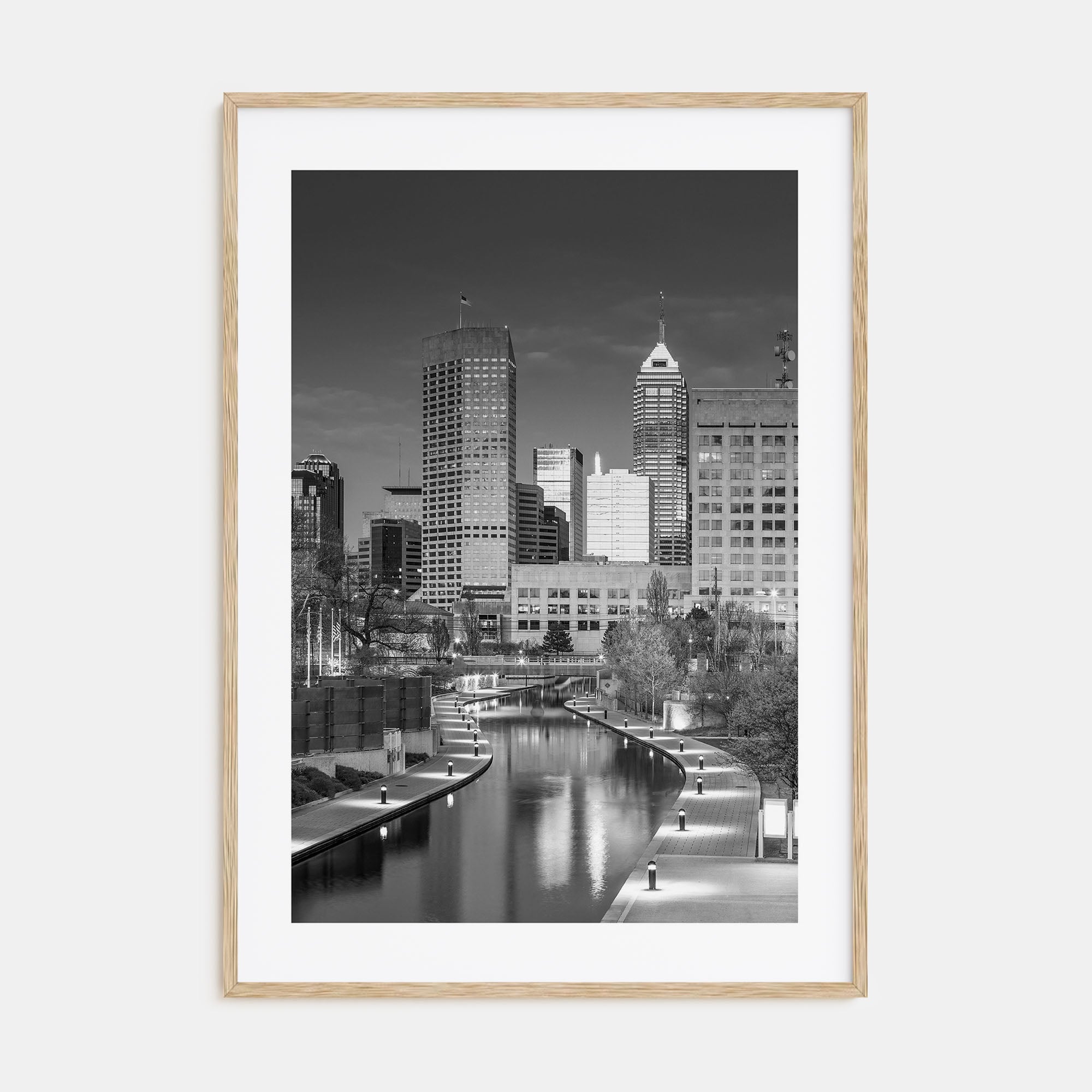 Indianapolis Photo B&W No 2 Poster