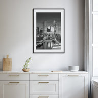 Indianapolis Photo B&W No 2 Poster