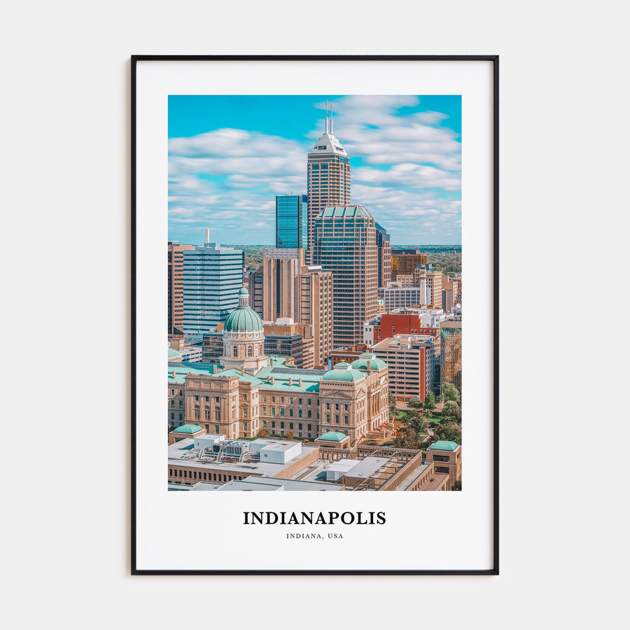 Indianapolis Portrait Color No 1 Poster