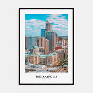 Indianapolis Portrait Color No 1 Poster
