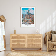 Indianapolis Portrait Color No 1 Poster