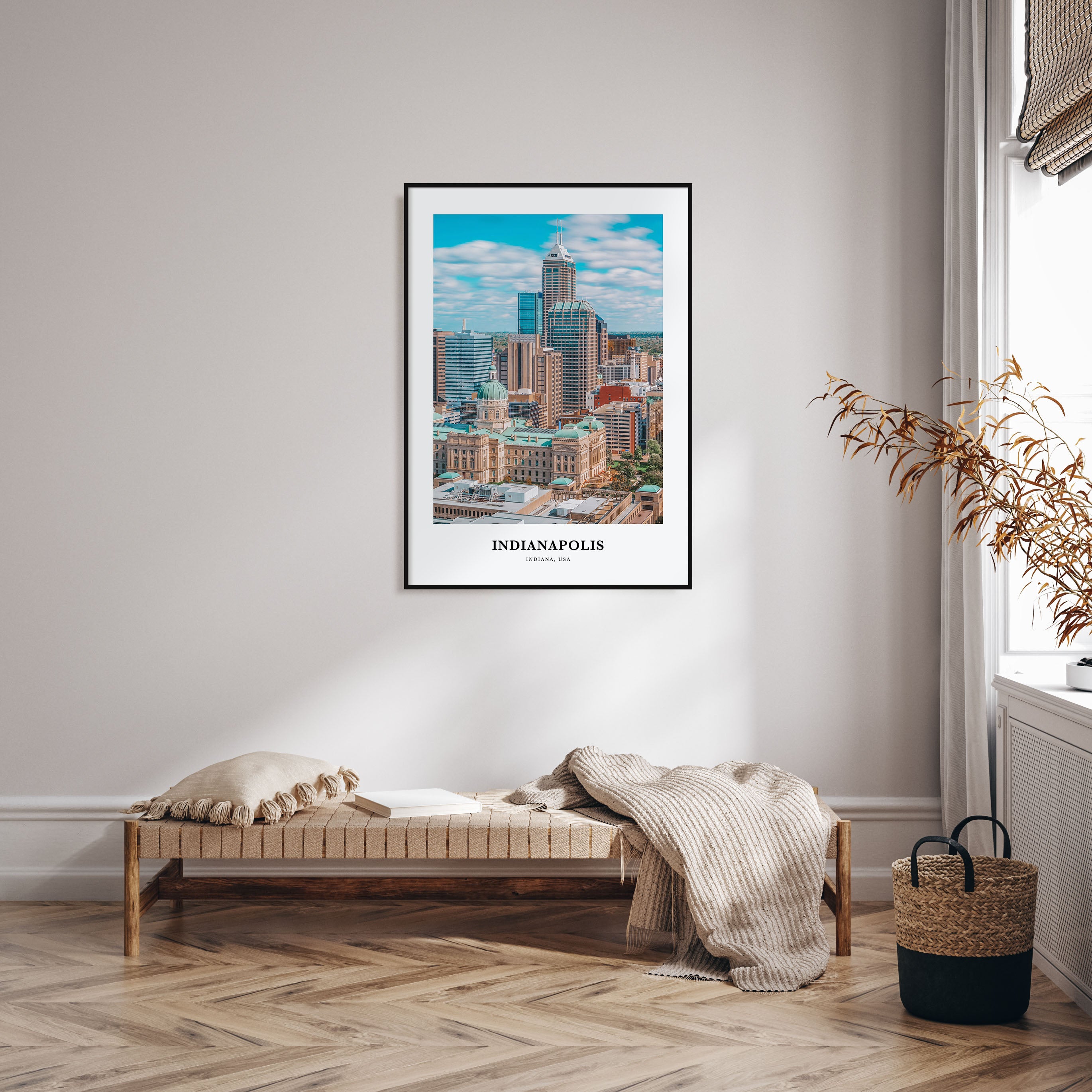 Indianapolis Portrait Color No 1 Poster