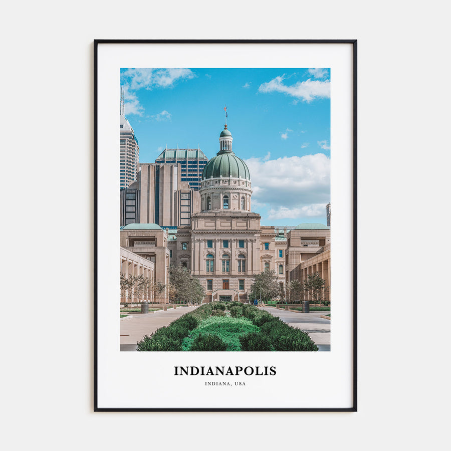 Indianapolis Portrait Color No 2 Poster