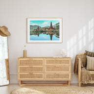Indonesia Landscape Color Poster