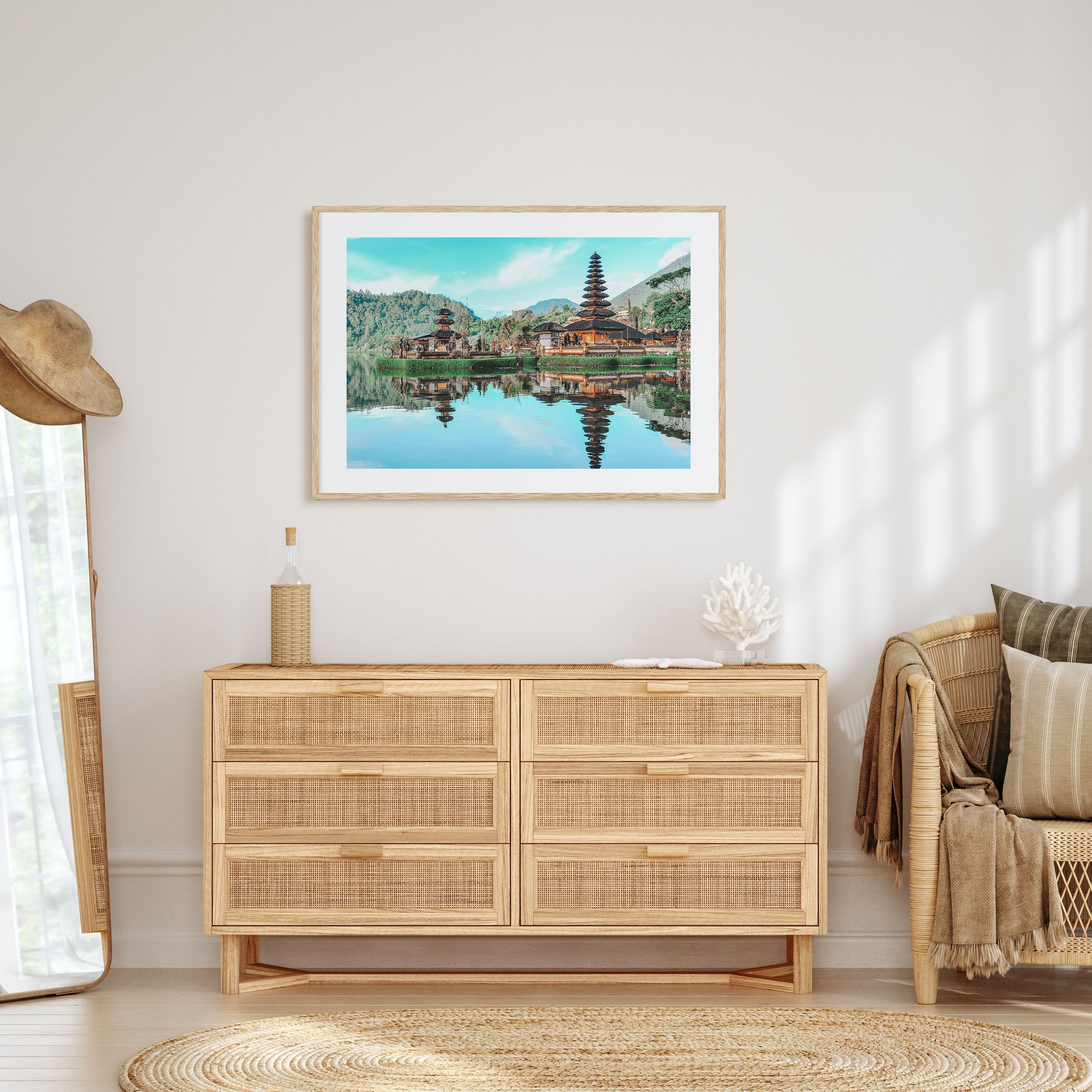 Indonesia Landscape Color Poster