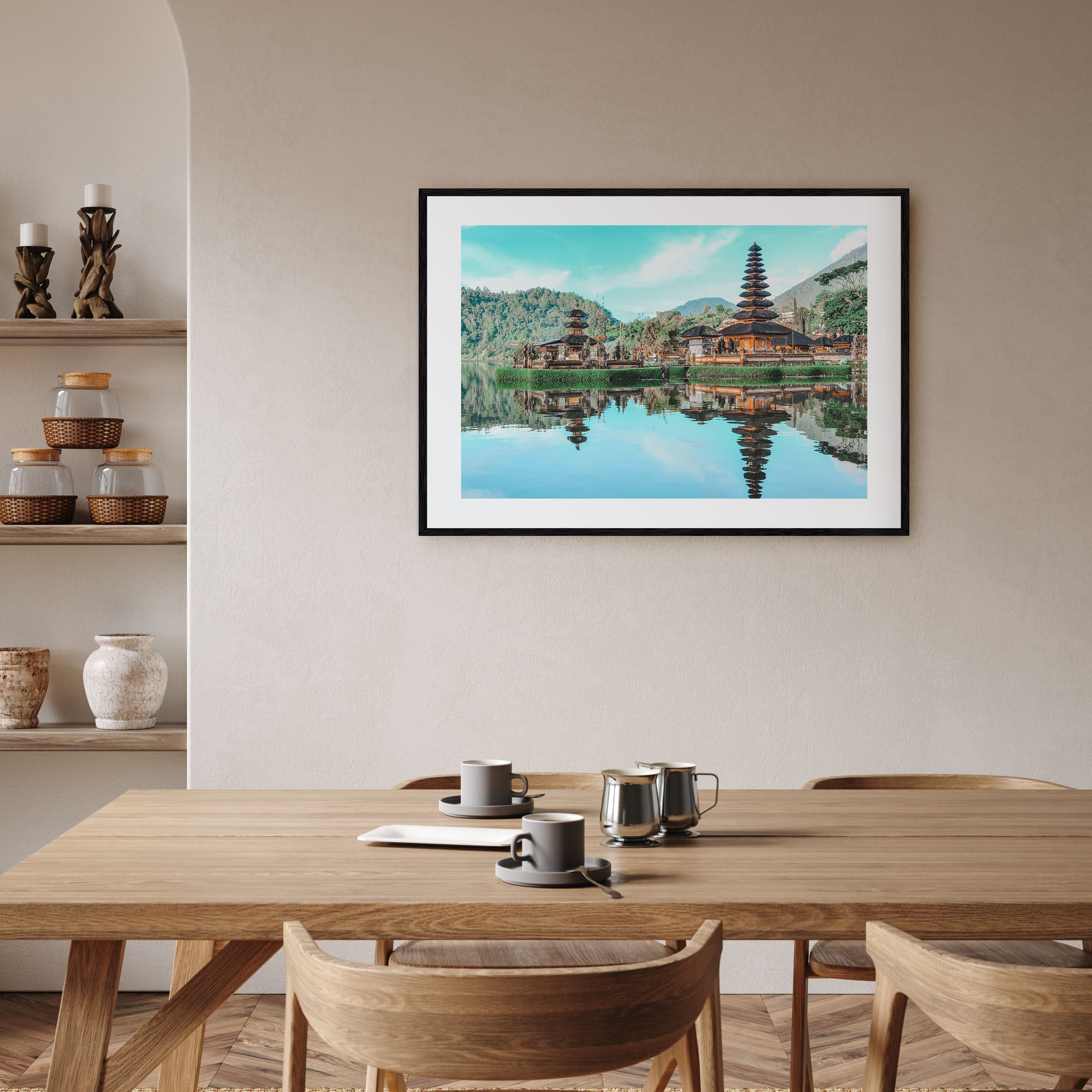 Indonesia Landscape Color Poster
