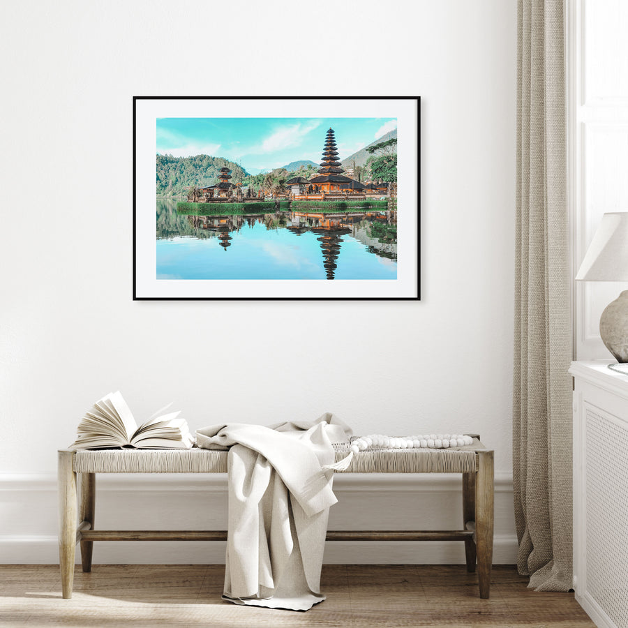Indonesia Landscape Color Poster