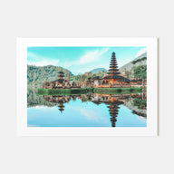 Indonesia Landscape Color Poster