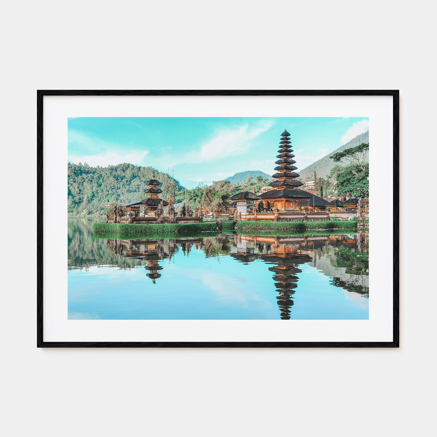 Indonesia Landscape Color Poster