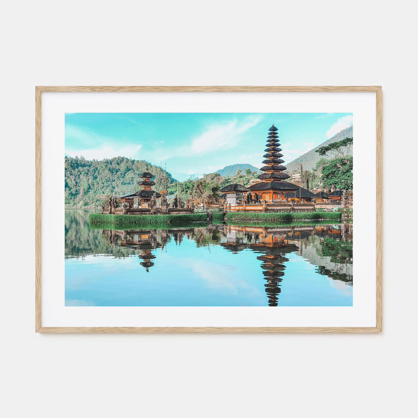 Indonesia Landscape Color Poster
