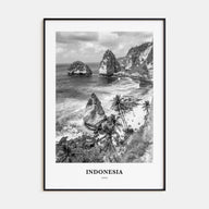 Indonesia Portrait B&W No 1 Poster