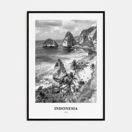 Indonesia Portrait B&W No 1 Poster